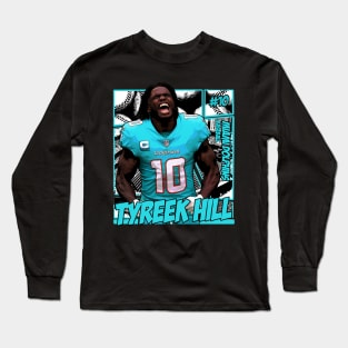 Tyreek Hill // Comics Retro 90s Long Sleeve T-Shirt